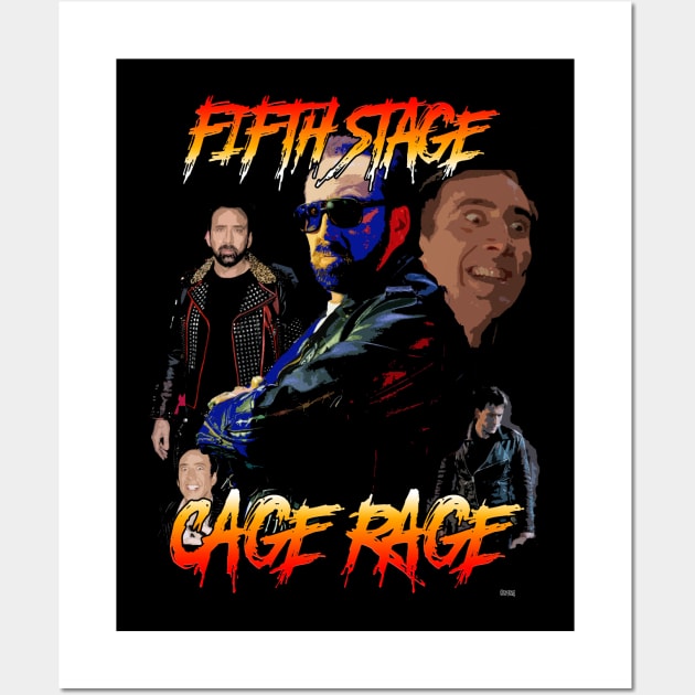 CAGE RAGE! Wall Art by E5150Designs